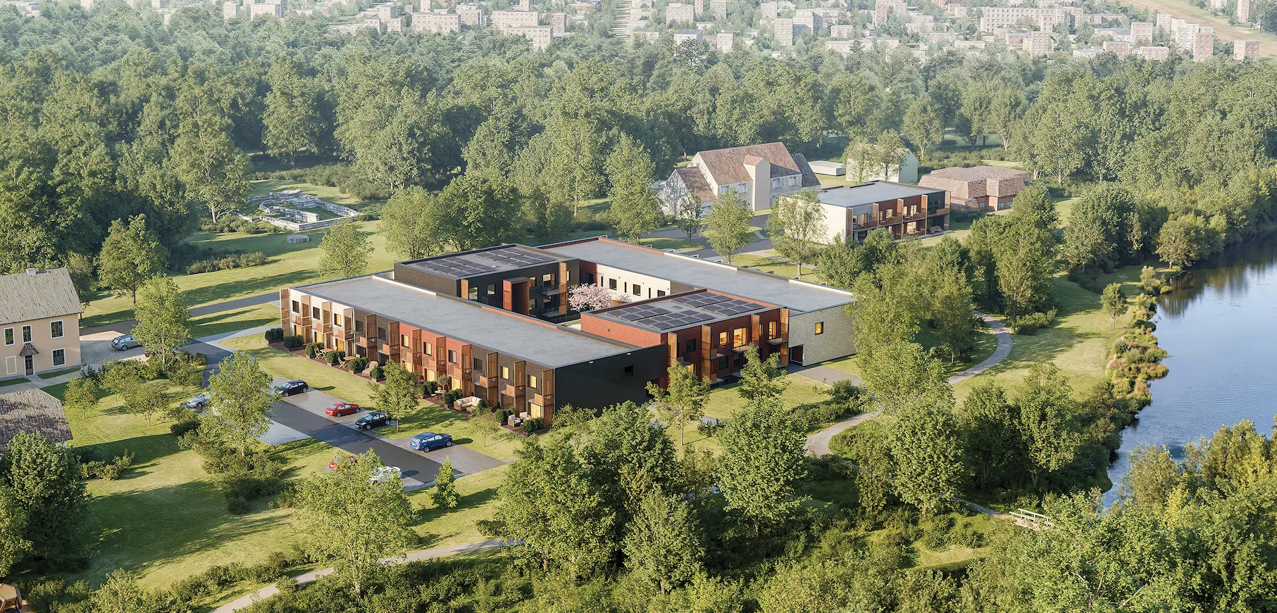 Linnuse Kodud droonivaade