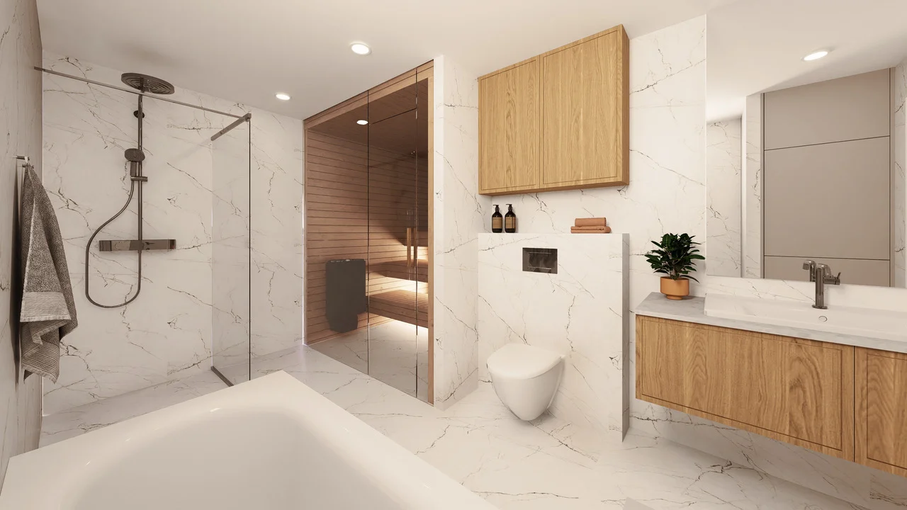 Korterelamu 4-toaline vannituba